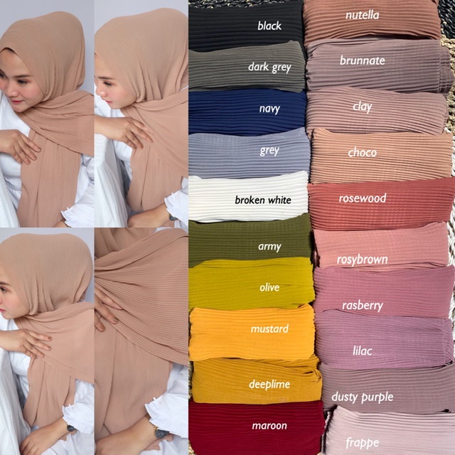 PASHMINA PLISKET FULL // PASHMINA PLEATS FULL