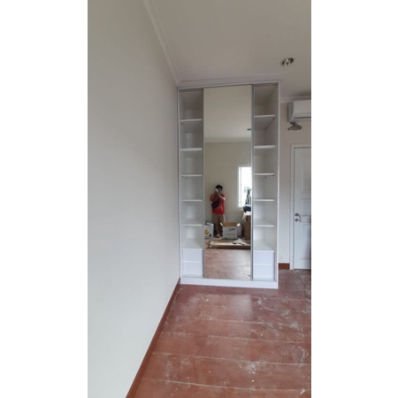 Lemari Tinggi / Lemari Pakaian / Lamari Kayu / Lemari Kaca