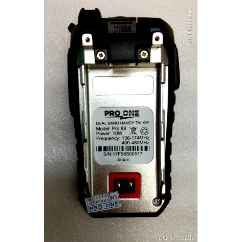 Handy Talky HT PRO ONE pro 88 10watt produk kualitas terbaik    garansi 1 tahun    Japan