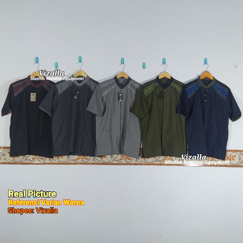 Baju Koko Lengan Pendek Katun/ Baju Koko Dewasa/ Baju Koko Murah/ BK-02