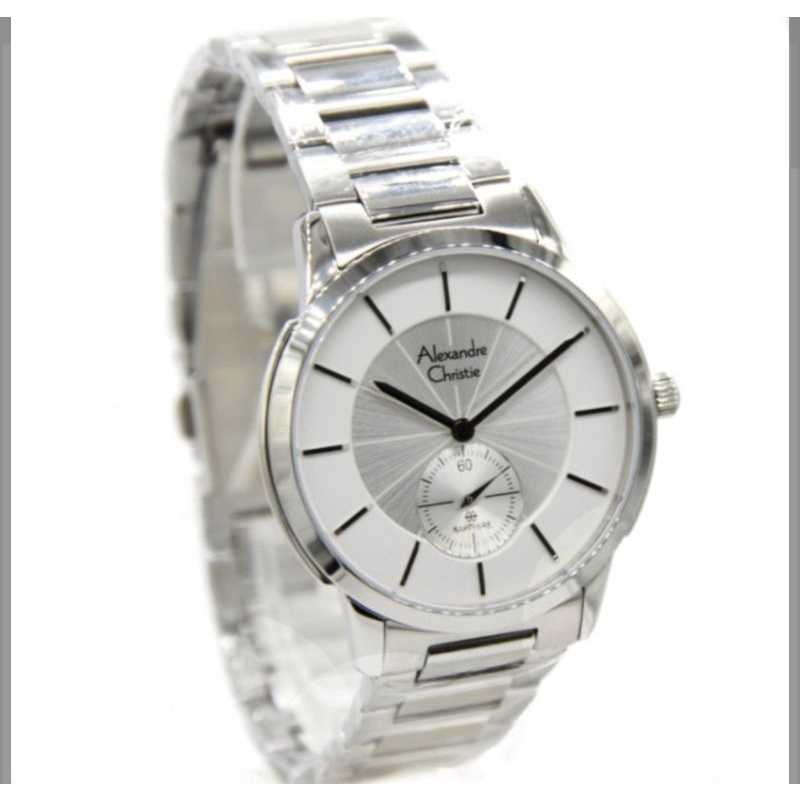 Jam Tangan Wanita Alexandre Christie AC 8546/AC8546 Silver Original