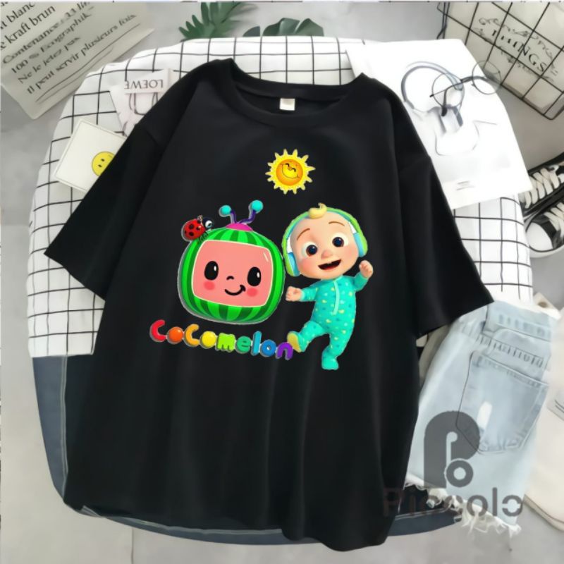 baju kaos anak cocomelon unisex atasan anak