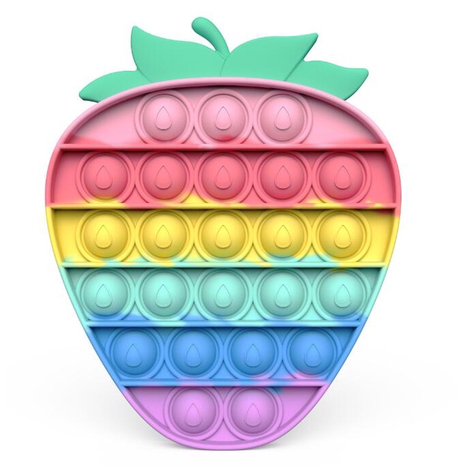 (50 model ready)POP IT CHEAP RAINBOW UNICORN/AMONG US fidget push Pop Its Fidget Toy Push-30