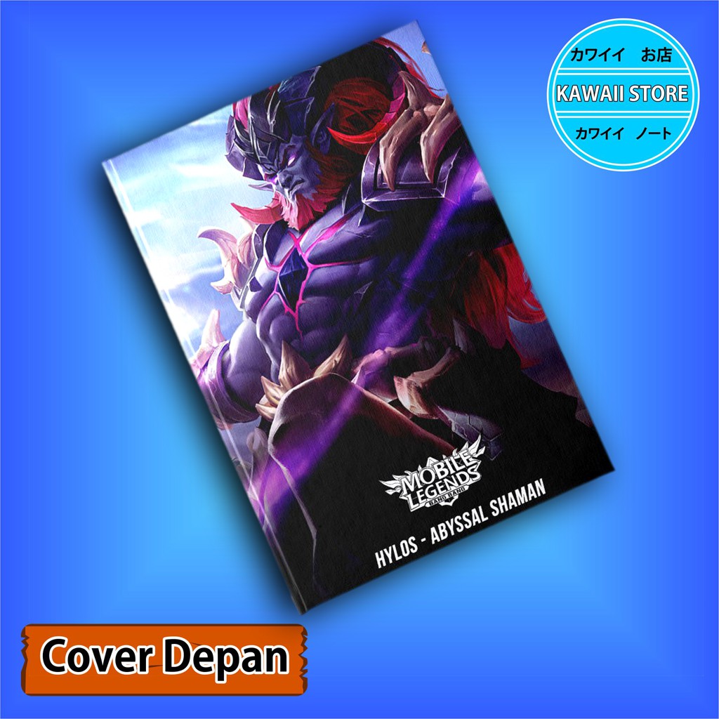 

Notebook / Pocket book Hard Cover Game MLBB HYLOS-ABYSSAL SHAMAN uk A5 & A6 / Notes Book