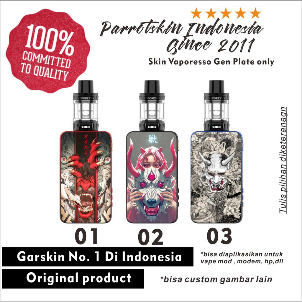 garskin skin vaporesso gen Hannya edition