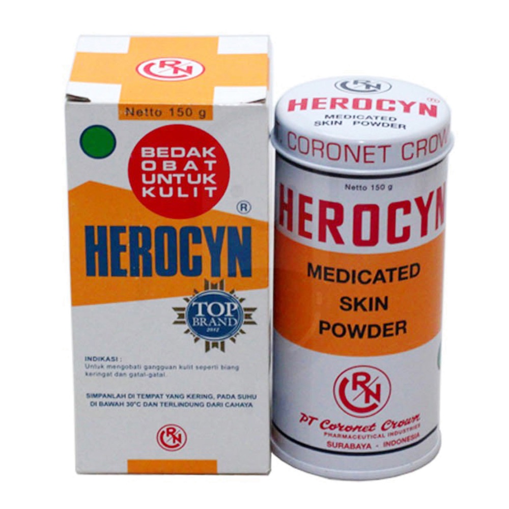 Bedak Herocyn Dewasa / Bedak Kulit Biang Keringat / Gatal-gatal