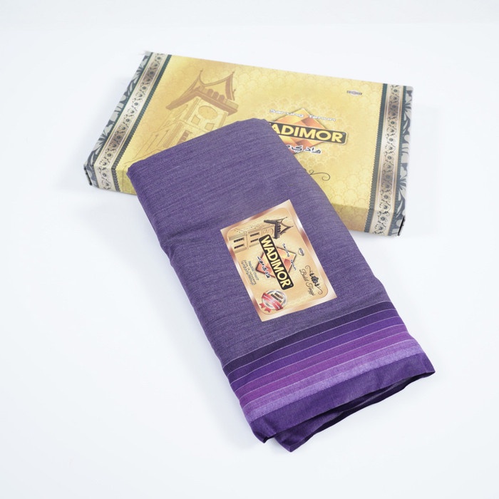 SARUNG TENUN WADIMOR BUKIT TINGGI SARUNG KATUN SARUNG DEWASA - Ungu