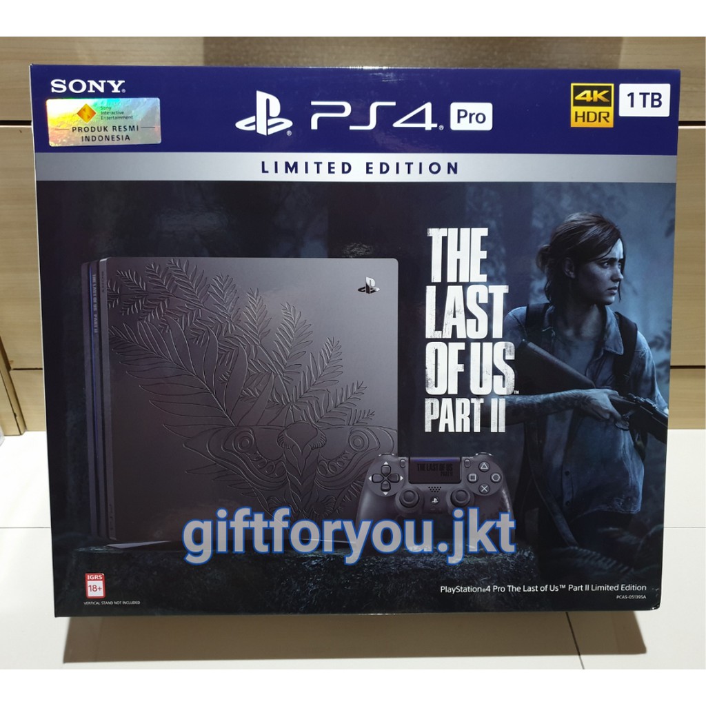 Sony Playstation PS4 PRO Pro 1 TB Limited Edition The Last Of Us Part 2 Original Garansi Resmi