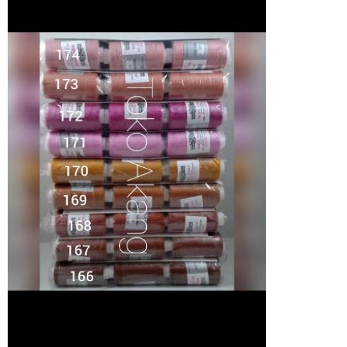 benang jahit merk tambang/rope brand 140 - 147 hitam 166 - 174