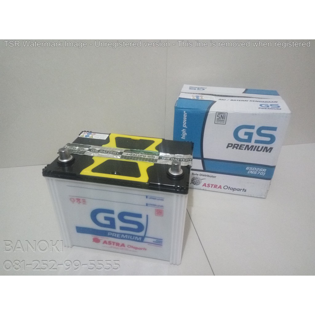 Aki mobil Gs premium NS70