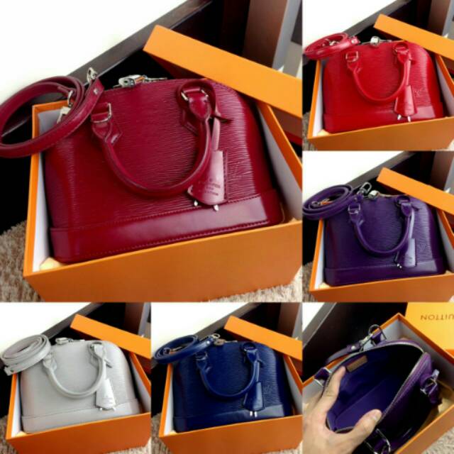 New Arrival Louis Vuitton BB Alma Epi Leather