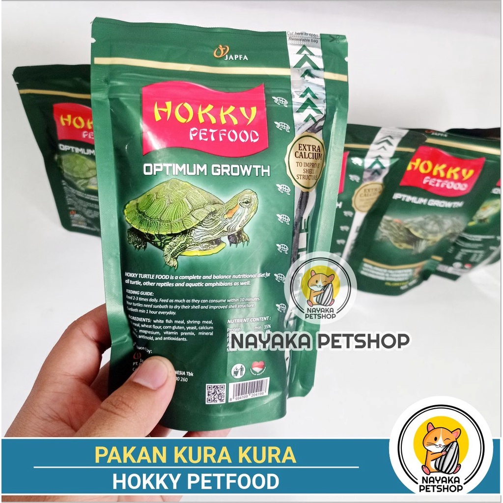 Hokky Petfood 100 gr Pakan Kura Kura Murah Stick Pelet Makanan KuraKura Brazil