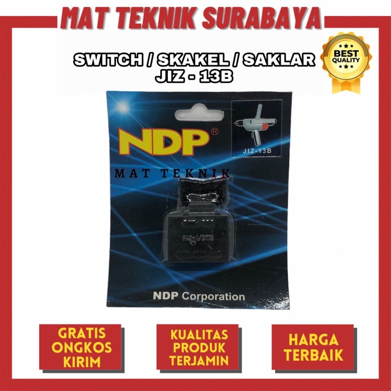 Switch / Skakel / Saklar  NDP Untuk Mesin Bor 13mm Body Besi