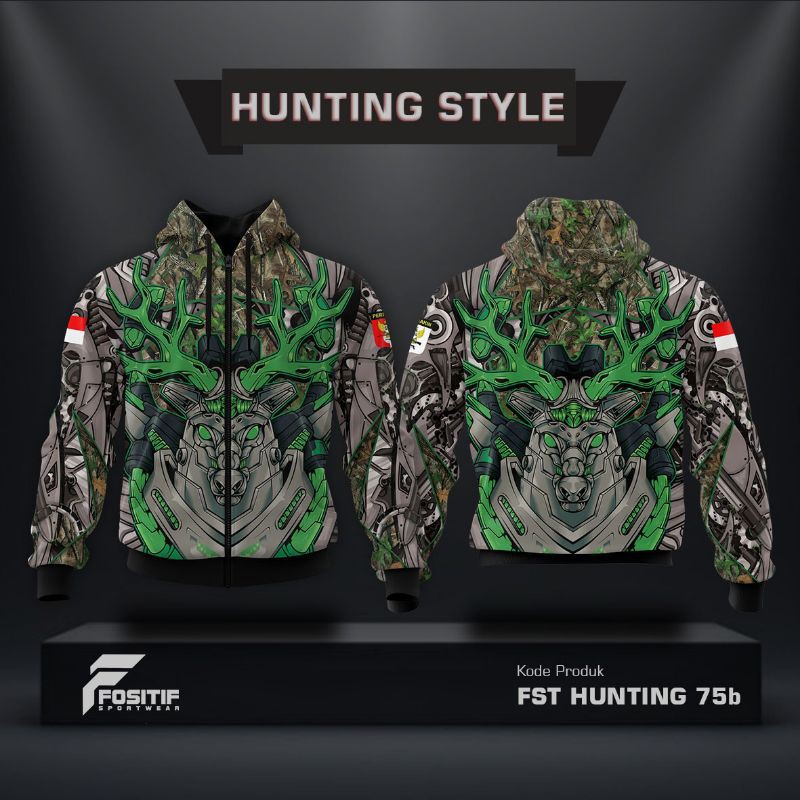 Jaket Camo Hunting Style