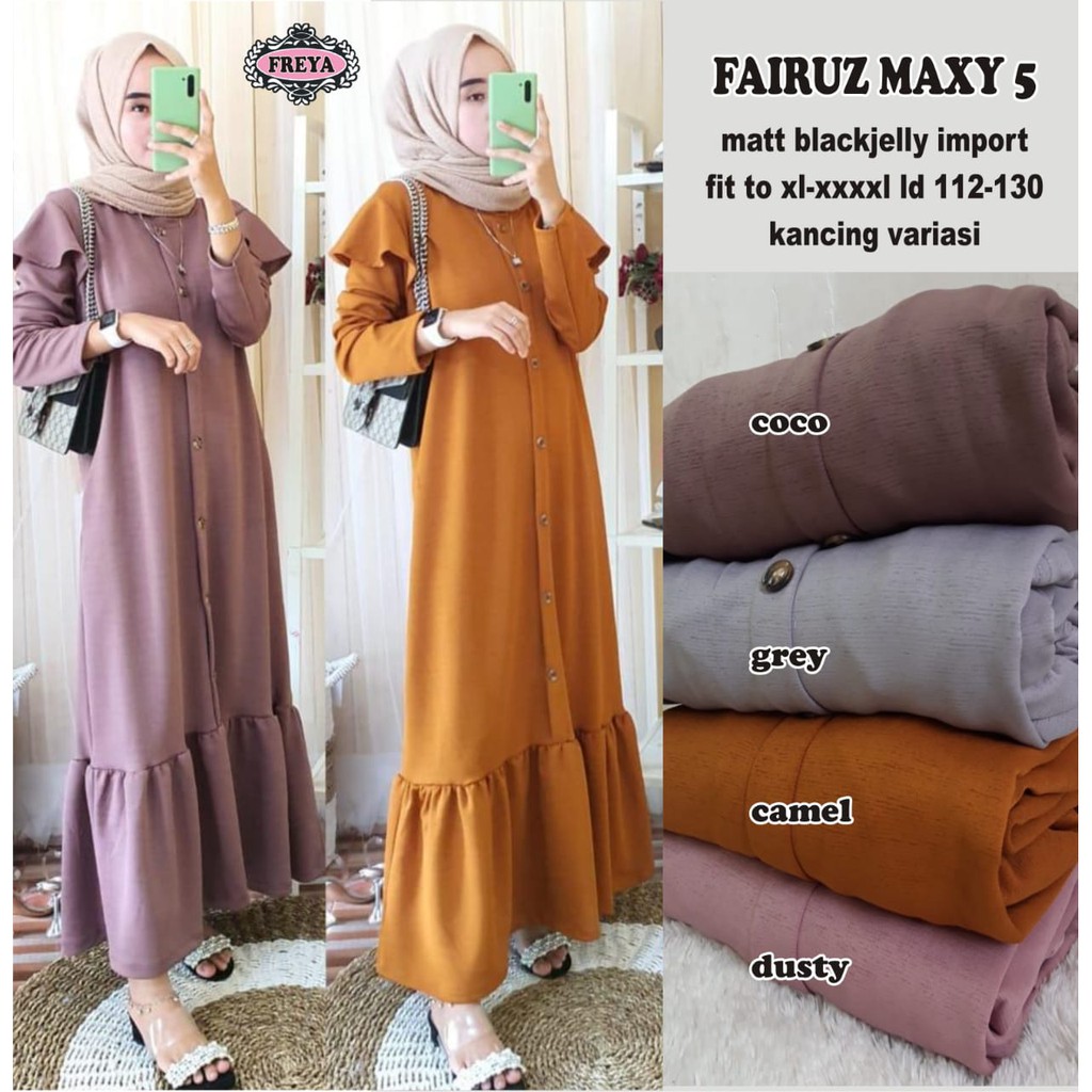 FAIRUZ MAXY #5 by FREYA Dress Muslim Gamis