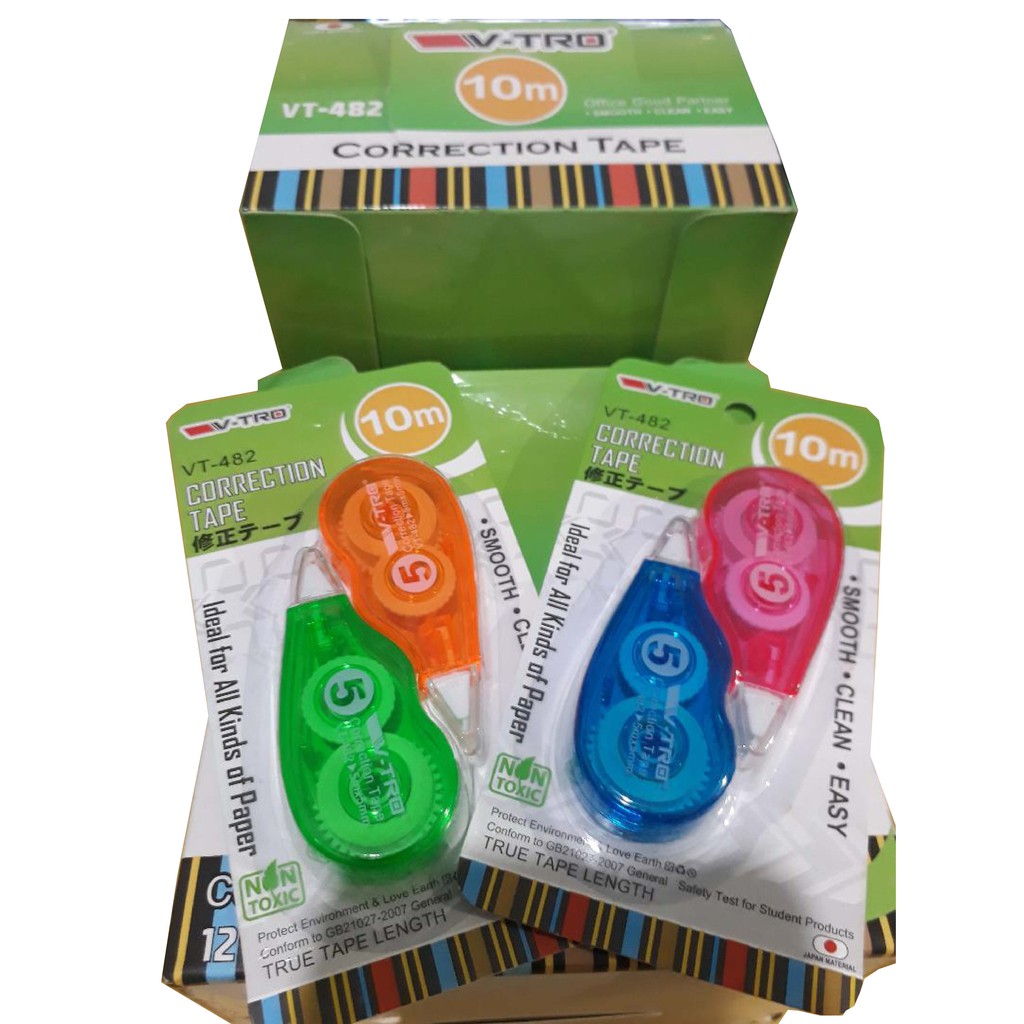 

CORRECTION TAPE V-TRO TYPE VT-482 10M (2PCS)