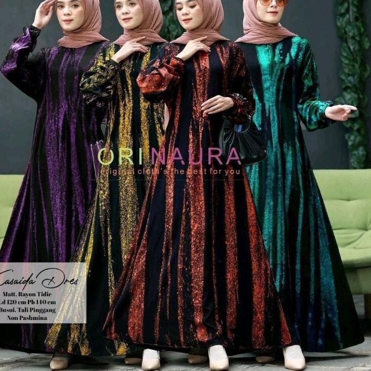 Paling Sesuai.. Gamis twil rayon ORI kasaida dres