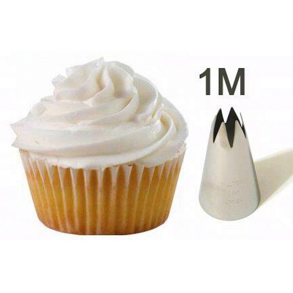 Terbaru  Alat Penghias Kue CupCake Tart Spuit Wilton #1M Menghias decorating