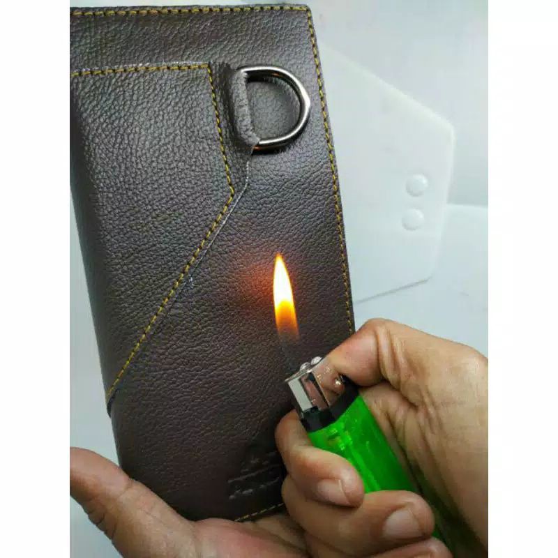 Dompet Panjang Pria Kulit Asli | Dompet Bikers Dengan Tali Anti Maling