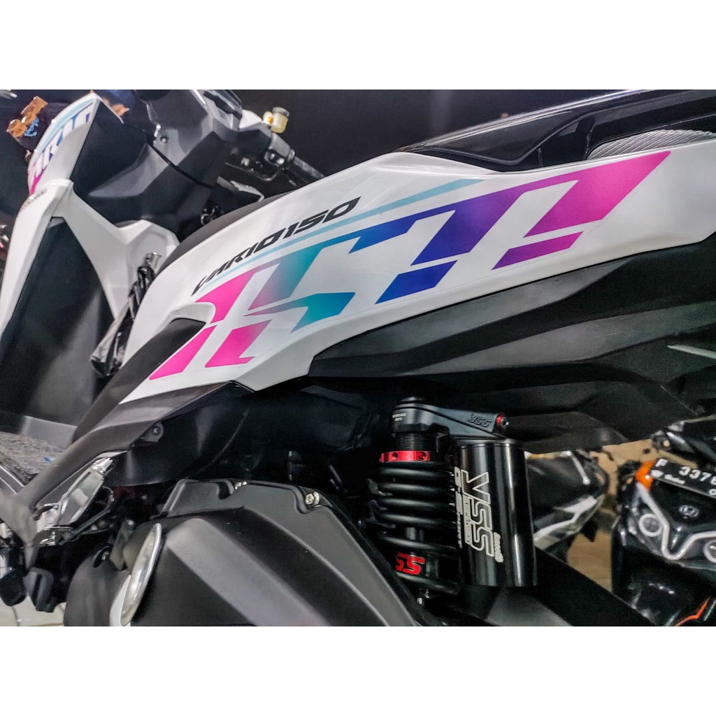 STIKER STRIPING VARIO NEW 2018/2021 125/150 TRANSPARAN CUSTOM/STIKER VARIASI VARIO NEW