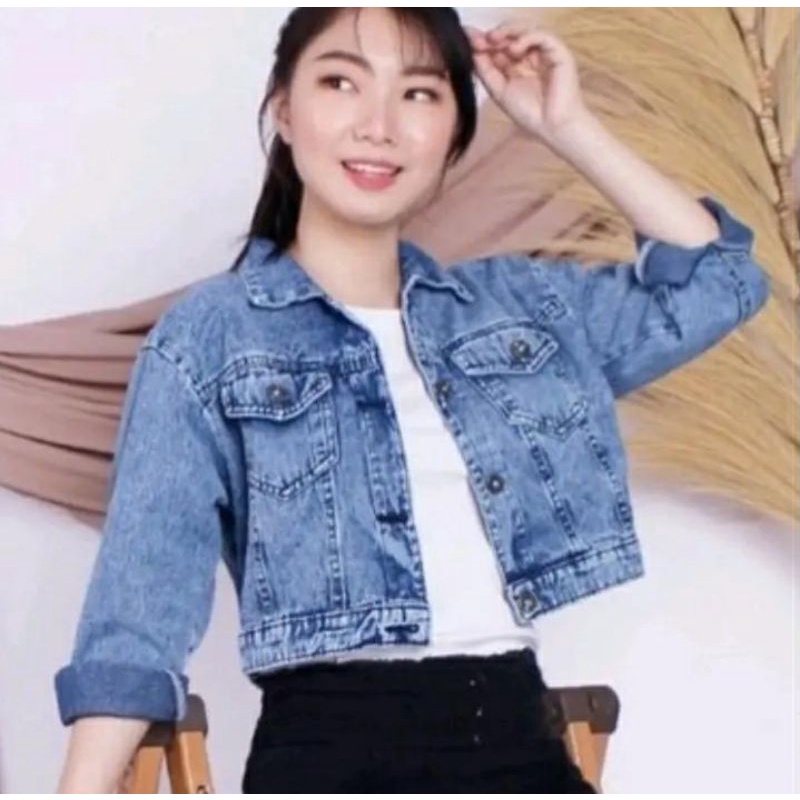 LV 1905 DENIM JAKET WANITA - JACKET DENIM / PABLO JEANS