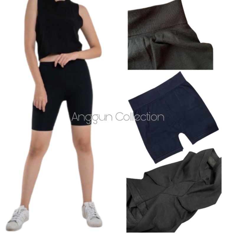 LEGGING HOTPANTS WANITA HIGHWAIST / LEGGING PENDEK 3per4