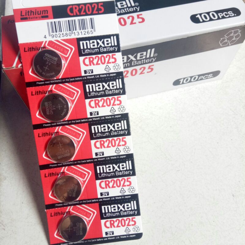 graziaid BATRE BATERAI MAXELL 2025 ORIGINAL CR2025 MAXELL CR 2025