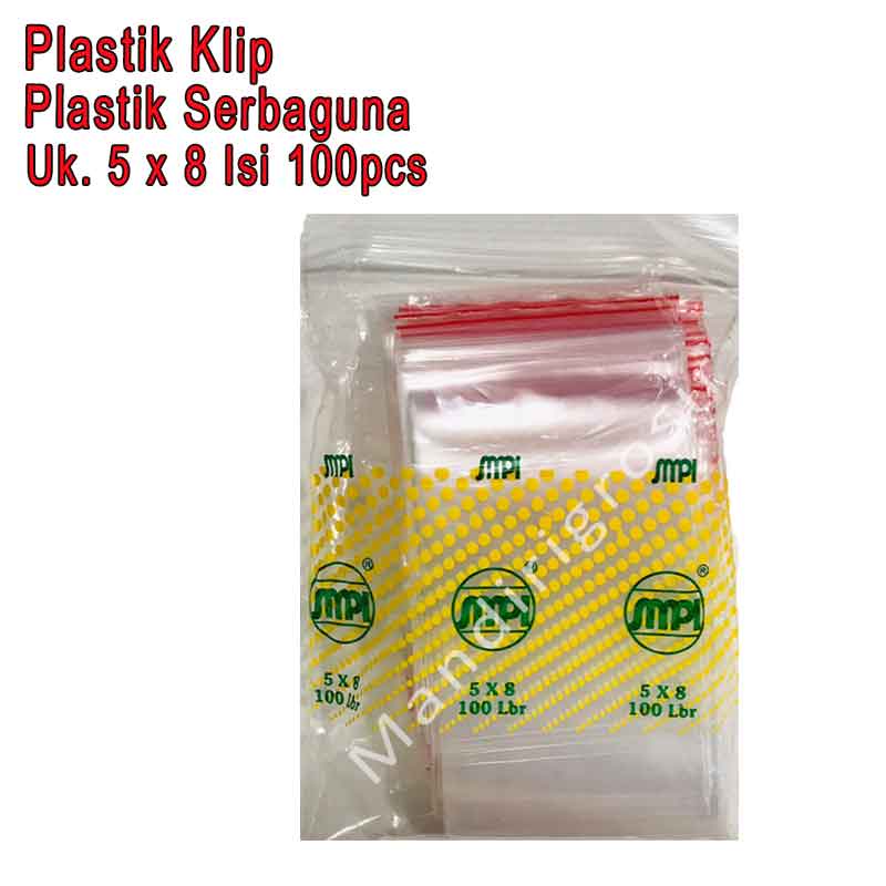 Plastik Serbaguna * Plastik Klip * Plastik uk.5 x 8 100pcs