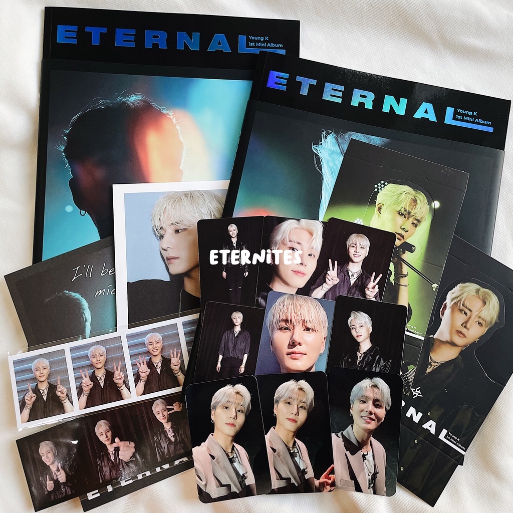 [ READY STOCK / OFFICIAL ] Day6 YoungK Eternal Album Solo Photocard PC Standee Withdrama Benefit Sea