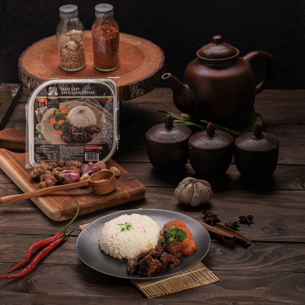 

NASI SAPI SAUS LADA HITAM
