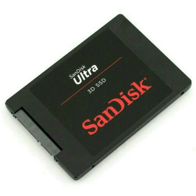 SANDISK ULTRA 3D SSD 500GB - SDSSDH 3 - 500G BLACK