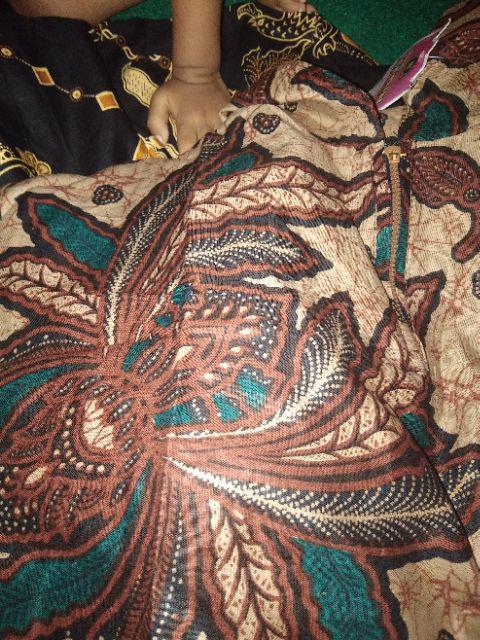 Xxl Motif Lengkap Tunic Latansa Genes Tunik Batik  Batik Kerja Seragam Batik Kantor Muslim