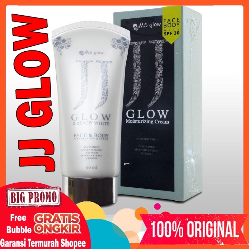 JJ Glow MS Glow - JJGlow Ms Glow Kemasan Terbaru - Gabungan BB / CC / DD Cream