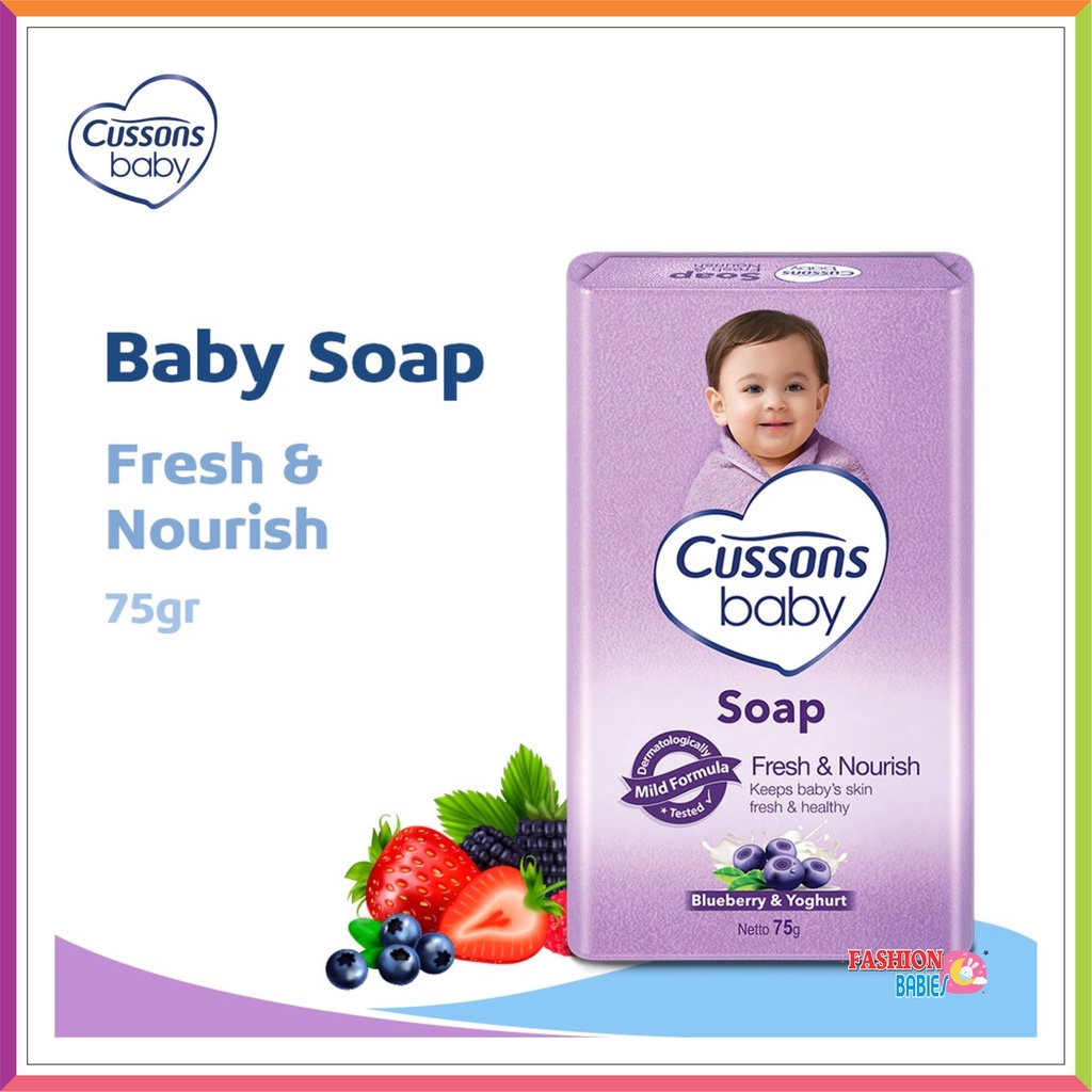 CUSSONS BABY SOAP 75 100 GR / SABUN BATANG BAYI