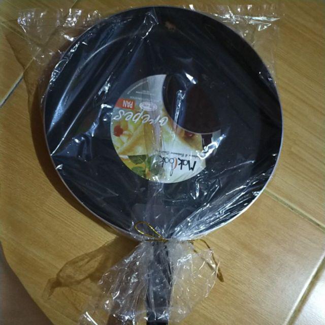 Makcook Wajan Crepes Pan 25 Cm Frypan Datar Teflon Wajan Kue Pancake Kulit Lumpia
