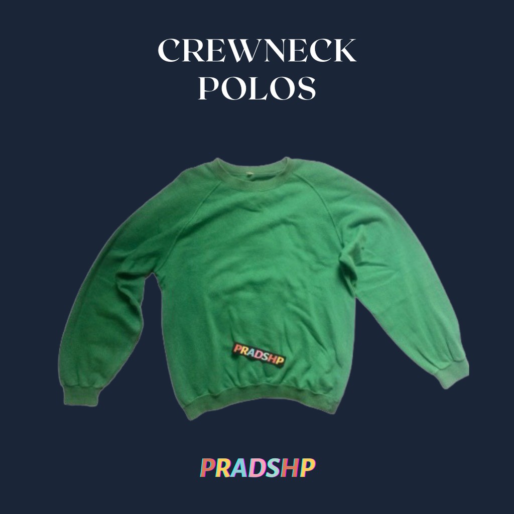 CREWNECK GREEN POLOS (SECOND)