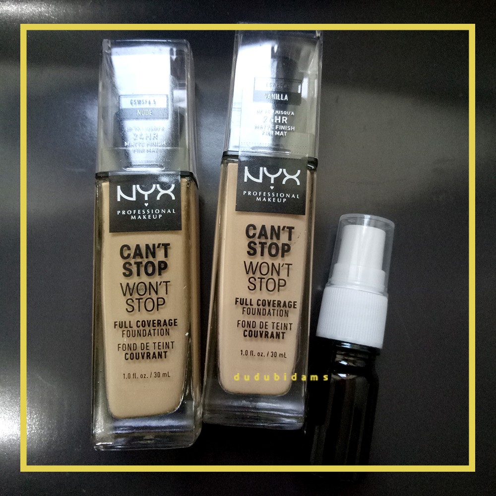 [SHARE] NYX CAN'T STOP WON'T STOP FOUNDATION ORIGINAL 5mL in Bottle / Jar