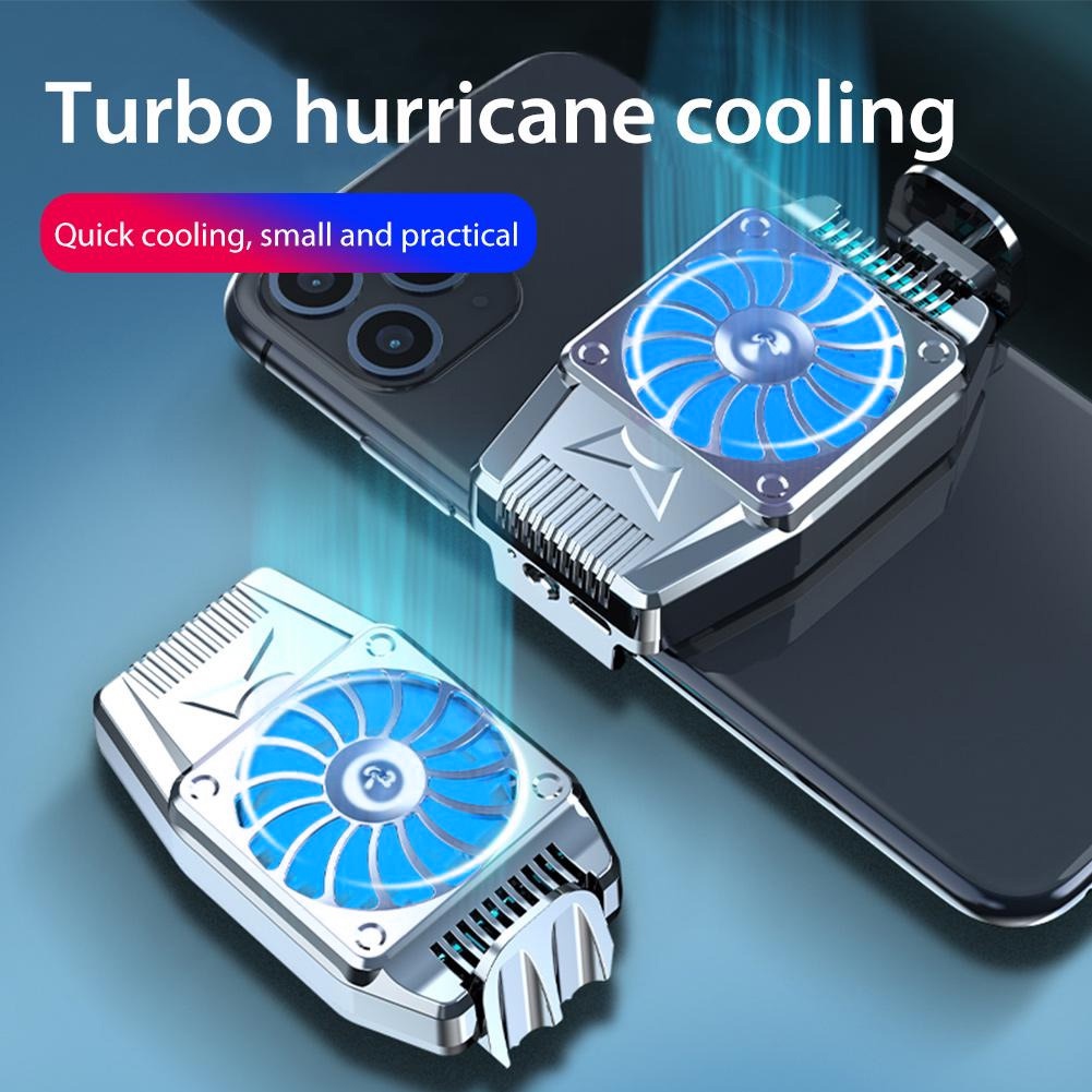 Cooling Pad Cooling Fan HP Gamepad Gaming Mobile Radiator Cooler Pendingin Handphone Fan Holder