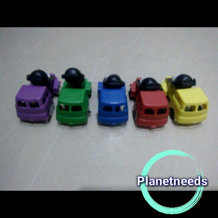 10 Mainan Truk Molen Mini Mobil Molen Miniatur Truk Konstruksi Mobil Mobilan Mainan Edukasi Anak