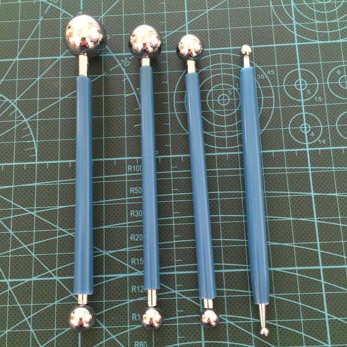 Stainless Steel Fondant Ball Tool (4pcs)