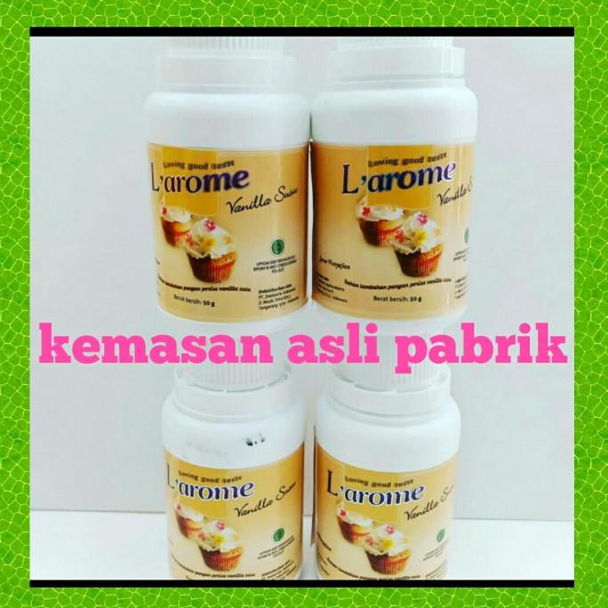 

larome vanilla susu 50gram TERLARIS TERPERCAYA ORIGINAL