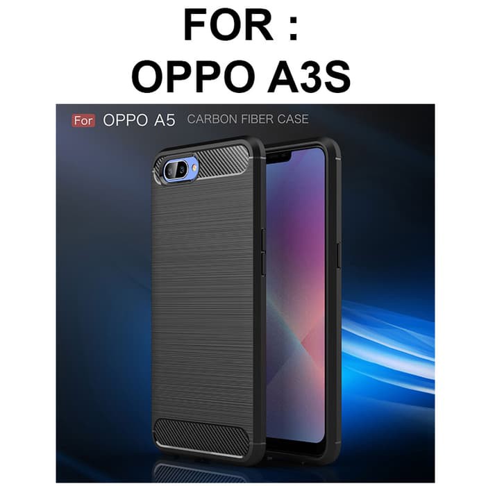 FIBER LINE case Oppo A3S / case hp / soft case Oppo A3S / hard case Oppo A3S