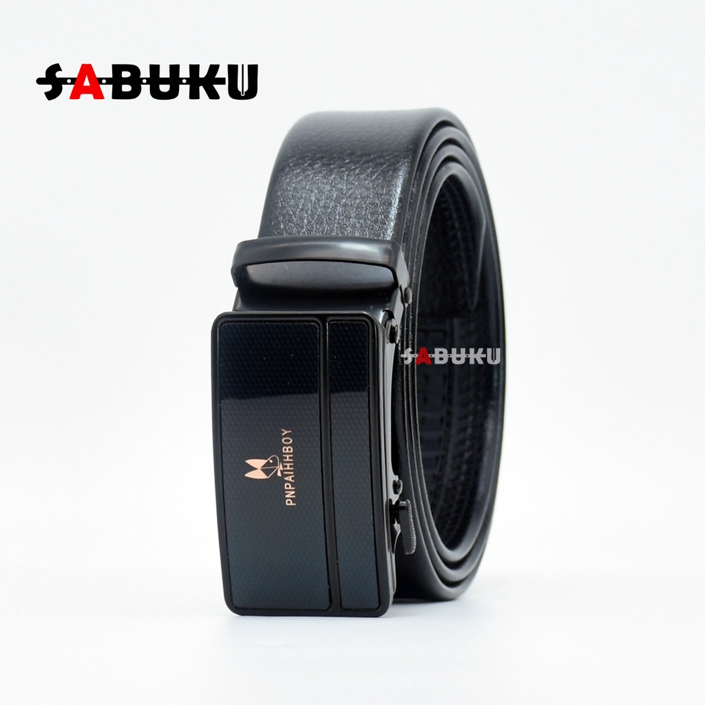 Ikat Pinggang Pria Import Model Rel  Automatic Gesper Pria Sabuk Pria - 040