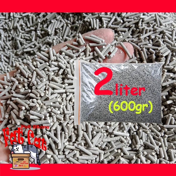 Pasir kucing gumpal wangi Soya 2lt pasir tahu kucing 600 Gram