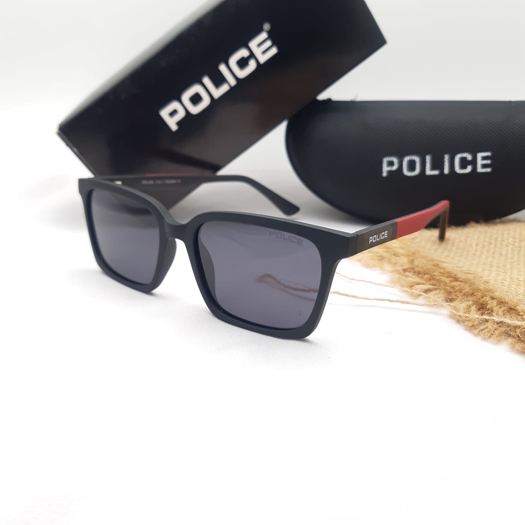 ( COD ) New Arrival Kacamata Fashion Pria Polis JT2271 Fullset Free Cairan Lap