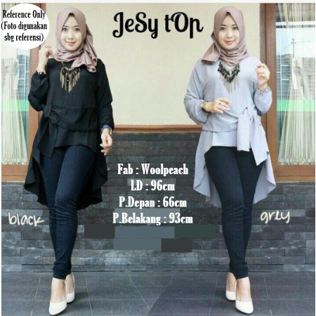 BEST SELLER Atasan  Wanita  Murah Jesy Top Muslim Atasan  