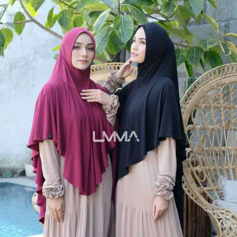 Bergo Lady by Umma Syari | Bergo Antem Jersey Syari