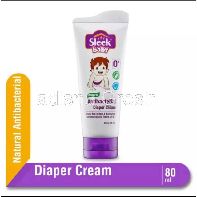 Sleek Baby Natural Antibacterial Diaper Cream 80 ml