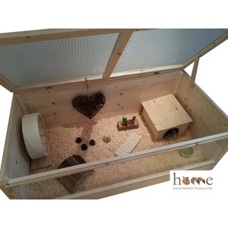  Termasuk Ongkir Kandang  Hamster Wooden Playground kayu  