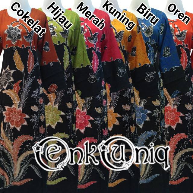Dress Kancing Busui Batik Longdress Bukaan Depan Bumil dan Menyusui Daster Panjang Depan LDN01